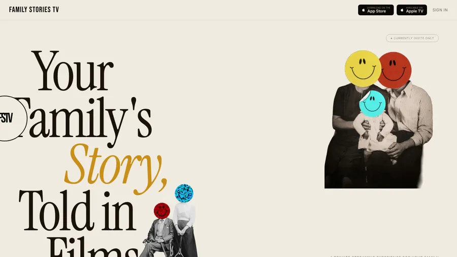 Family Stories TV site
