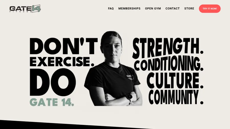 Gate 14 Fitness site