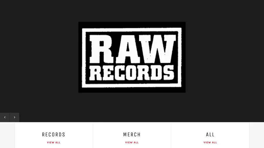 RAW Records site