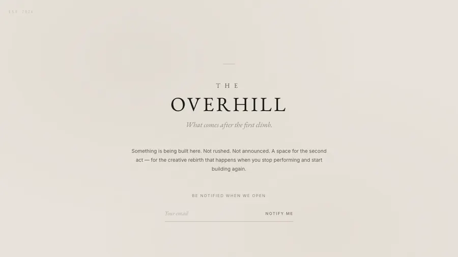The Overhill site